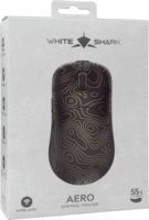 White Shark WGM-5015G AERO-G Wireless Gaming egér - Fekete/Arany