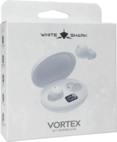 White Shark GEB-TWS02W Vortex-W bluetooth fülhallgató Headset - Fehér
