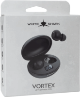 White Shark GEB-TWS02B Vortex-B bluetooth fülhallgató Headset - Fekete