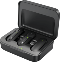 White Shark DSM-05 Ikoro vezeték nélküli csiptethető mikrofon - Fekete