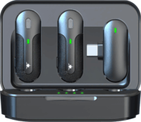 White Shark DSM-05 Ikoro vezeték nélküli csiptethető mikrofon - Fekete