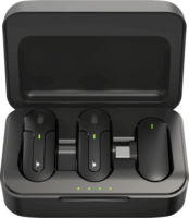 White Shark DSM-05 Ikoro vezeték nélküli csiptethető mikrofon - Fekete