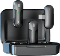 White Shark DSM-05 Ikoro vezeték nélküli csiptethető mikrofon - Fekete