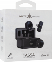 White Shark DSM-06 TASSA vezeték nélküli csiptethető mikrofon - Fekete