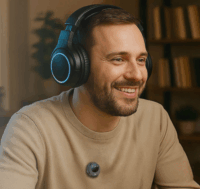 White Shark DSM-06 TASSA vezeték nélküli csiptethető mikrofon - Fekete