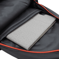 White Shark GBP-011 EXPLORER 16" gamer hátizsák - Fekete/Piros