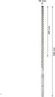 Bosch Ø 16 x 400/540mm Expert SDS max 8X Beton Fúrószár készlet (5db/csomag)