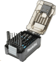Makita E-22866 Fúrószár és Csavarbehajtó bitfej készlet akku formájú dobozban (31 db / csomag)