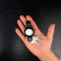 KeySmart Air Kulcstartó Apple AirTag Nyomkövető tokkal - Fekete