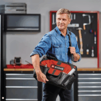 Einhell Bag 45/29 Szerszámos táska 45 x 29 x 22cm - Fekete/Piros