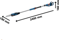 Bosch GKE 18V-25 TP Teleszkópos Akkus Ágvágó 18V (Akku és töltő nélkül)