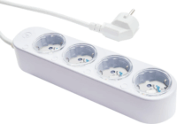 Shelly Strip 4 Gen4 TTúlfeszültség védő elosztó 4 aljzatos 1.5m - Fehér