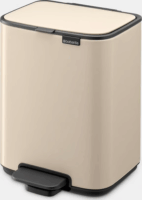 Brabantia BO 4 literes fém pedálos szemetes - Bézs