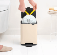 Brabantia BO 4 literes fém pedálos szemetes - Bézs