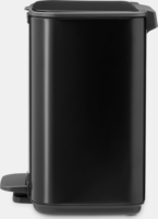 Brabantia BO 4 literes fém pedálos szemetes - Matt fekete