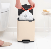 Brabantia BO 7 literes fém pedálos szemetes - Bézs