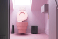 Brabantia BO 7 literes fém pedálos szemetes - Matt fekete