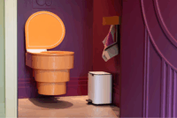 Brabantia BO 7 literes fém pedálos szemetes - Fehér