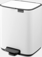 Brabantia BO 7 literes fém pedálos szemetes - Fehér