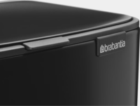 Brabantia Bo 12 literes fém pedálos szemetes - Matt fekete