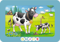 Ravensburger tiptoi 3 Haszonállatok 3x6 darabos keretes puzzle