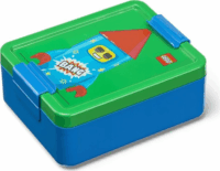 LEGO Room Copenhagen Tüziáték srác Műanyag Uzsonnás Doboz 1L - Zöld/Kék