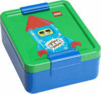 LEGO Room Copenhagen Tüziáték srác Műanyag Uzsonnás Doboz 1L - Zöld/Kék