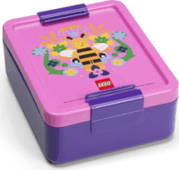 LEGO Room Copenhagen Bee Műanyag Uzsonnás Doboz 1L - Lila/Rózsaszín