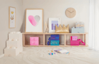 LEGO Room Copenhagen Csillogó Tároló doboz 11,25L - Kék