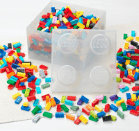 LEGO Room Copenhagen Csillogó Tároló doboz 11,25L - Fehér