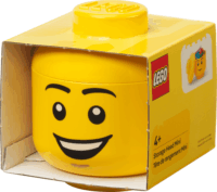 LEGO Room Copenhagen Mini Happy Boy tárolófej 1,2L - Sárga
