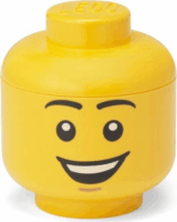 LEGO Room Copenhagen Mini Happy Boy tárolófej 1,2L - Sárga