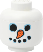 LEGO Room Copenhagen Hóember tárolófej 2L - Fehér