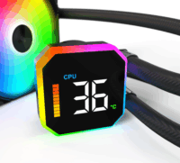 Montech HyperFlow Digital 360 PWM Univerzális CPU Vízhűtés - Szürke