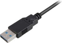 Sharkoon USB-A 3.2 Apa - USB-A Anya Hosszabbító Kábel 2m - Fekete