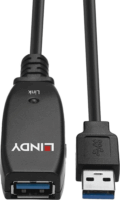 Lindy USB-A 3.2 Apa - USB-A Anya Hosszabbító Kábel 15m - Fekete