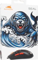 Baracuda BGM-091B Vezetékes Gaming Egér - Fekete