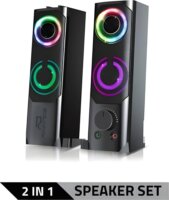 Advance SOUNDPHONICS RGB 2.0 Aktív Hangfal 6 Watt - Fekete