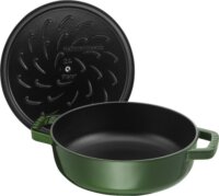 Staub Chistera Öntöttvas serpenyő 28cm - Zöld