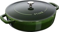 Staub Chistera Öntöttvas serpenyő 28cm - Zöld