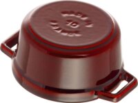 Staub Mini Cocotte Öntöttvas lábas 10cm - Bordó
