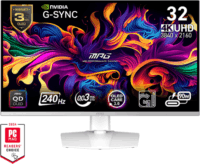 MSI 31.5" 321URXW 16:9 UltraHD QD-OLED Gaming Monitor - Fehér