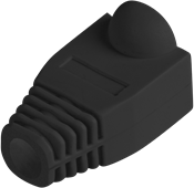 Lanberg PLB-1000-BK Törésgátló RJ45 Csatlakozóhoz 100 Darab - Fekete