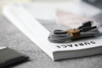 Native Union USB-A 3.0 Apa - USB-C Apa Adat és Töltőkábel 1.2m - Fekete / Fehér