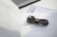 Native Union USB-A 3.0 Apa - USB-C Apa Adat és Töltőkábel 1.2m - Fekete / Fehér