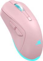 Baracuda BGM-124P RF Wireless Gaming Egér - Rózsaszín