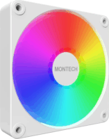 Montech GF120R V2 ARGB PWM 120mm Rendszerhűtő ventilátor 3db - Fehér