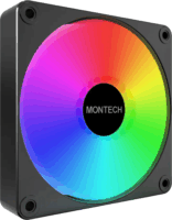 Montech GF120R V2 ARGB PWM 120mm Rendszerhűtő ventilátor 3db - Fekete