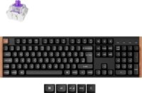 Keychron K10H-F1-DE Mechanikus Wireless USB-C Gaming Billentyűzet DE - Fekete (Gateron Nebula)
