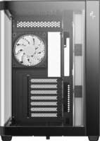 DeepCool CG530U 4F Midi Torony Számítógépház + 4db 120mm ARGB Ventilátor - Fekete